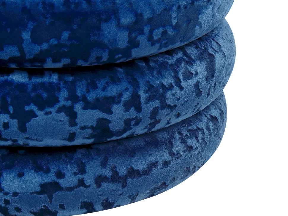 Beliani Rahi Sametti Säilytystila Laivastonsininen 45 Cm Brewton Cheap