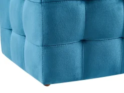 Beliani Rahi Sametti Säilytystila Tummansininen 72 X 42 Cm Michigan Online