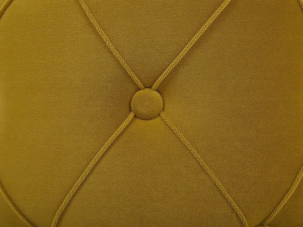 Beliani Rahi Sametti Säilytystila Sinapinkeltainen 2 Kpl Pueblo Best Sale