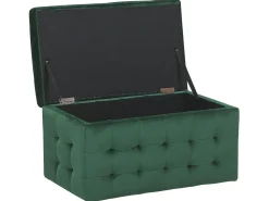 Beliani Rahi Sametti Säilytystila Tummanvihrea 72 X 42 Cm Michigan Sale