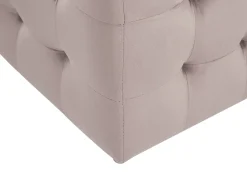 Beliani Rahi Sametti Säilytystila Vaaleanpunainen 72 X 42 Cm Michigan Best