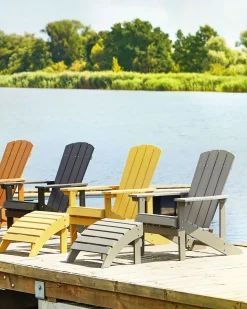 Beliani Rahi Vaaleanruskea Adirondack Outlet