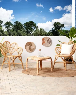 Beliani Riikinkukkotuoli Rottinki Luonnonvari 2 Kpl Florentine Ii Best