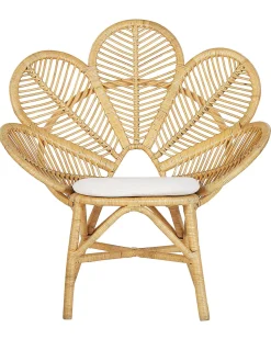 Beliani Riikinkukkotuoli Rottinki Luonnonvari 2 Kpl Florentine Best
