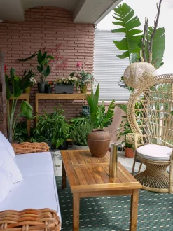 Beliani Riikinkukkotuoli Rottinki Luonnonvari Emmanuelle Hot