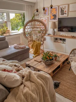 Beliani Riikinkukkotuoli Rottinki Luonnonvari Emmanuelle Hot