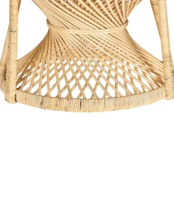 Beliani Riikinkukkotuoli Rottinki Luonnonvari Emmanuelle Hot