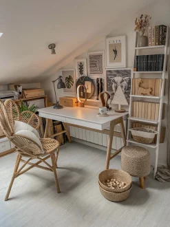 Beliani Riikinkukkotuoli Rottinki Luonnonvari Florentine Best