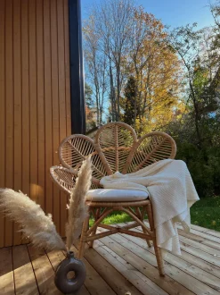 Beliani Riikinkukkotuoli Rottinki Luonnonvari Florentine Best