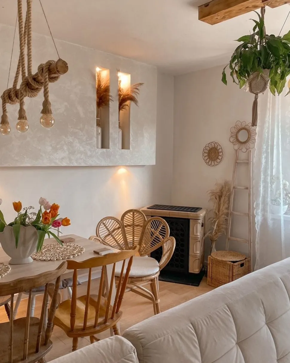 Beliani Riikinkukkotuoli Rottinki Luonnonvari Florentine Best