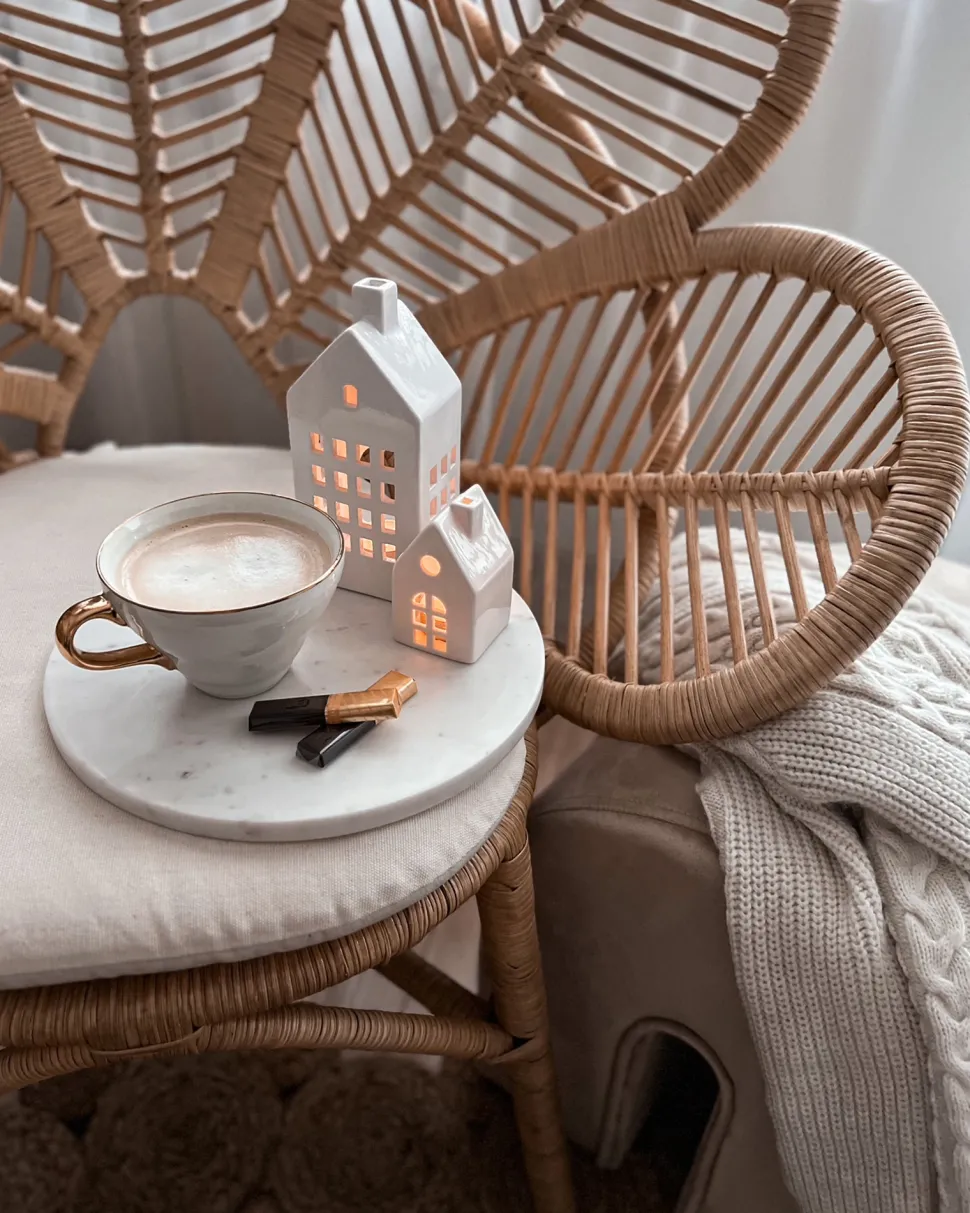 Beliani Riikinkukkotuoli Rottinki Luonnonvari Florentine Best