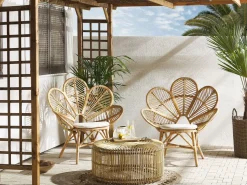 Beliani Riikinkukkotuoli Rottinki Luonnonvari Florentine Best