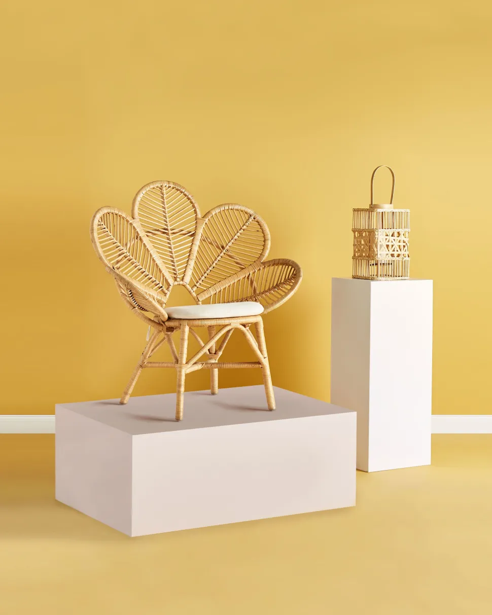 Beliani Riikinkukkotuoli Rottinki Luonnonvari Florentine Best