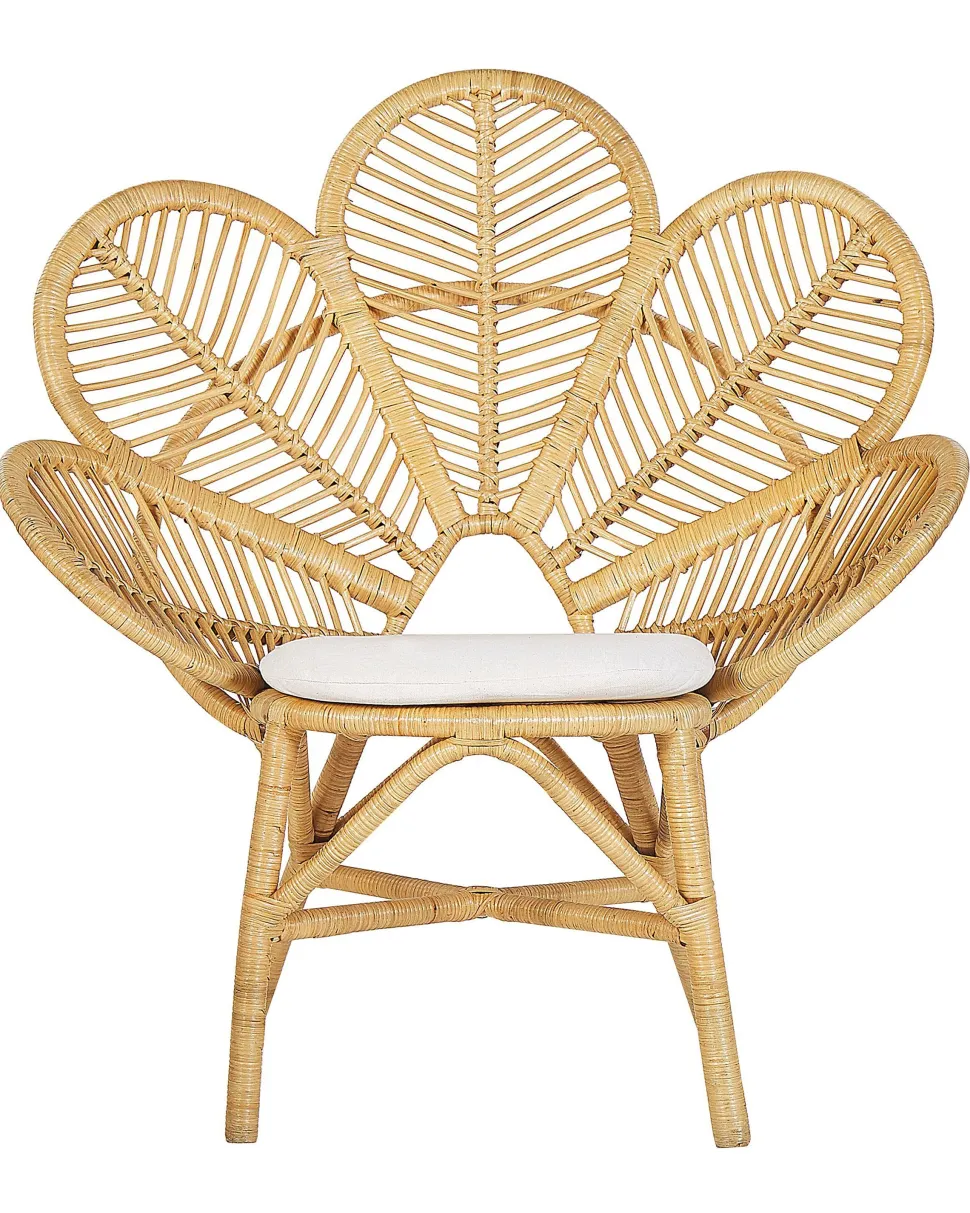 Beliani Riikinkukkotuoli Rottinki Luonnonvari Florentine Best