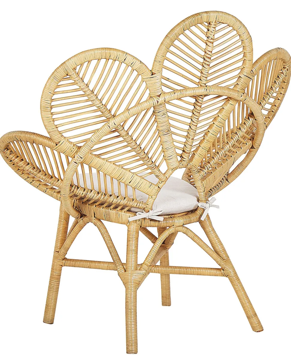 Beliani Riikinkukkotuoli Rottinki Luonnonvari Florentine Best