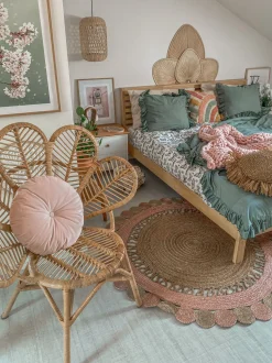 Beliani Riikinkukkotuoli Rottinki Luonnonvari Florentine Best