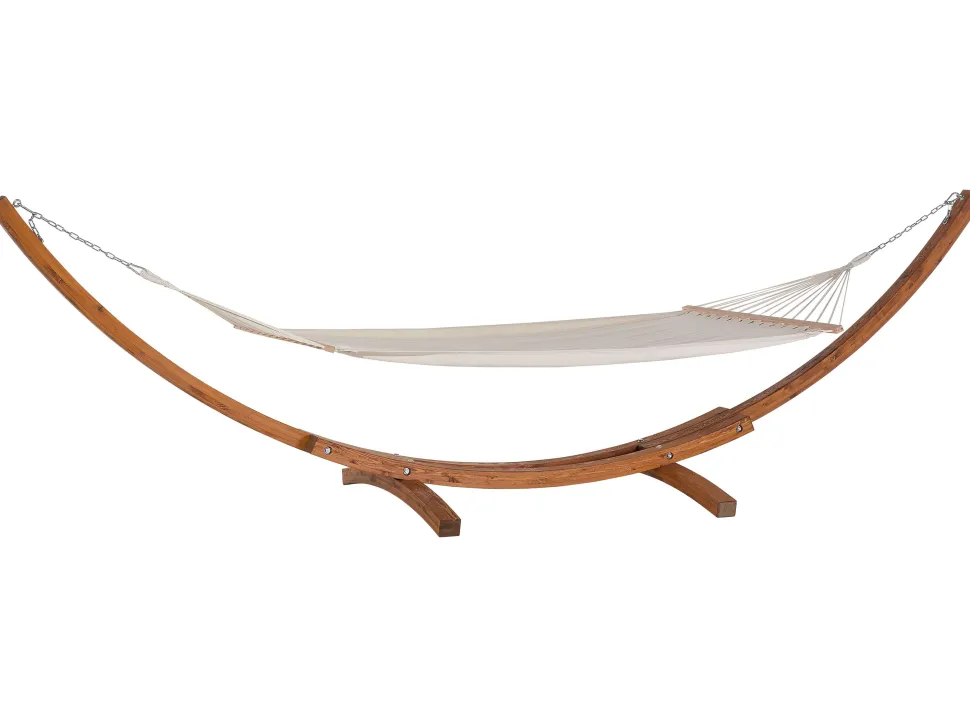 Beliani Riippukeinu Telineella Beige Treviso Best