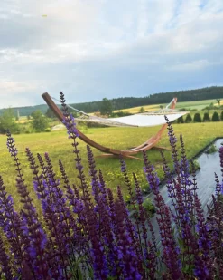 Beliani Riippukeinu Telineella Beige Treviso Best