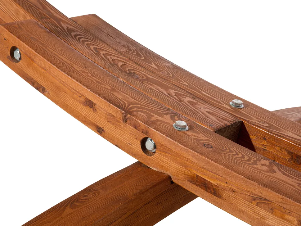 Beliani Riippukeinu Telineella Beige Treviso Best