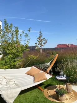 Beliani Riippukeinu Telineella Beige Treviso Best