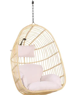 Beliani Riipputuoli Jalustalla Polyrottinki Luonnonvari Casoli Flash Sale