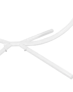 Beliani Riipputuoli Jalustalla Polyrottinki Valkoinen Acri Hot