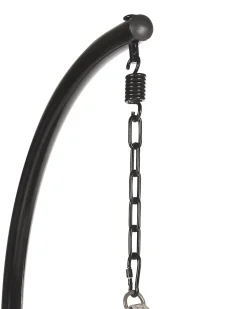 Beliani Riipputuoli Jalustalla Polyrottinki Harmaa Arsita Online