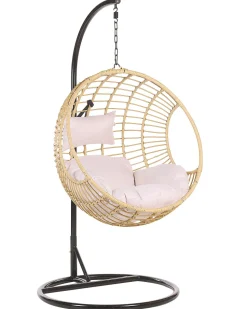 Beliani Riipputuoli Jalustalla Polyrottinki Luonnonvari Aspio Flash Sale