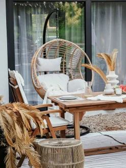 Beliani Riipputuoli Jalustalla Polyrottinki Luonnonvari Aspio Flash Sale