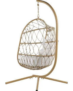 Beliani Riipputuoli Jalustalla Teras Beige Adria Cheap