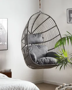 Beliani Riipputuoli Polyrottinki Harmaa Casoli Fashion