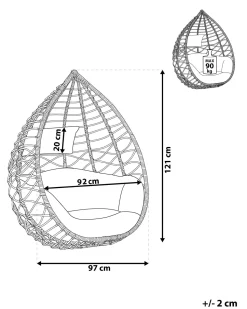 Beliani Riipputuoli Polyrottinki Luonnonvari Arsita Discount