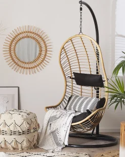 Beliani Riipputuoli Polyrottinki Luonnonvari Pineto Fashion