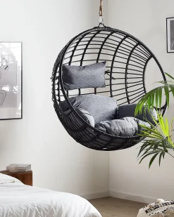 Beliani Riipputuoli Polyrottinki Musta Aspio Discount