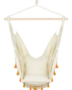 Beliani Riipputuoli Puuvilla Beige Varena Outlet