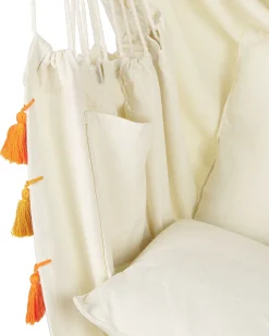 Beliani Riipputuoli Puuvilla Beige Varena Outlet