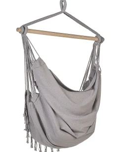 Beliani Riipputuoli Puuvilla Vaaleanharmaa Bonea New