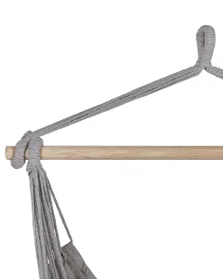 Beliani Riipputuoli Puuvilla Vaaleanharmaa Bonea New