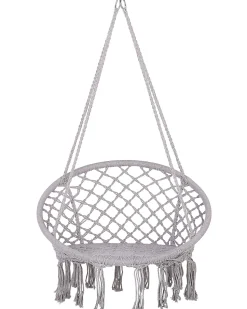 Beliani Riipputuoli Puuvilla Vaaleanharmaa Gabella Cheap