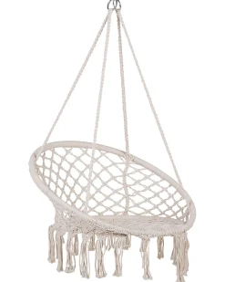 Beliani Riipputuoli Puuvilla Valkoinen Gabella Flash Sale