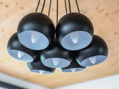 Beliani Riippuvalaisin 7 Polttimoa Metalli Musta Olza Sale