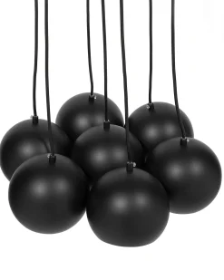 Beliani Riippuvalaisin 7 Polttimoa Metalli Musta Olza Sale