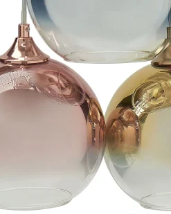 Beliani Riippuvalaisin 6 Polttimoa Lasi Monivarinen Tooma Shop