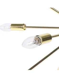 Beliani Riippuvalaisin 18 Polttimoa Rauta Kulta Maguse Sale