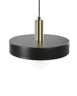 Beliani Riippuvalaisin 3 Polttimoa Metalli Musta Harena Flash Sale