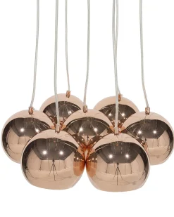 Beliani Riippuvalaisin 7 Polttimoa Metalli Kupari Olza Shop