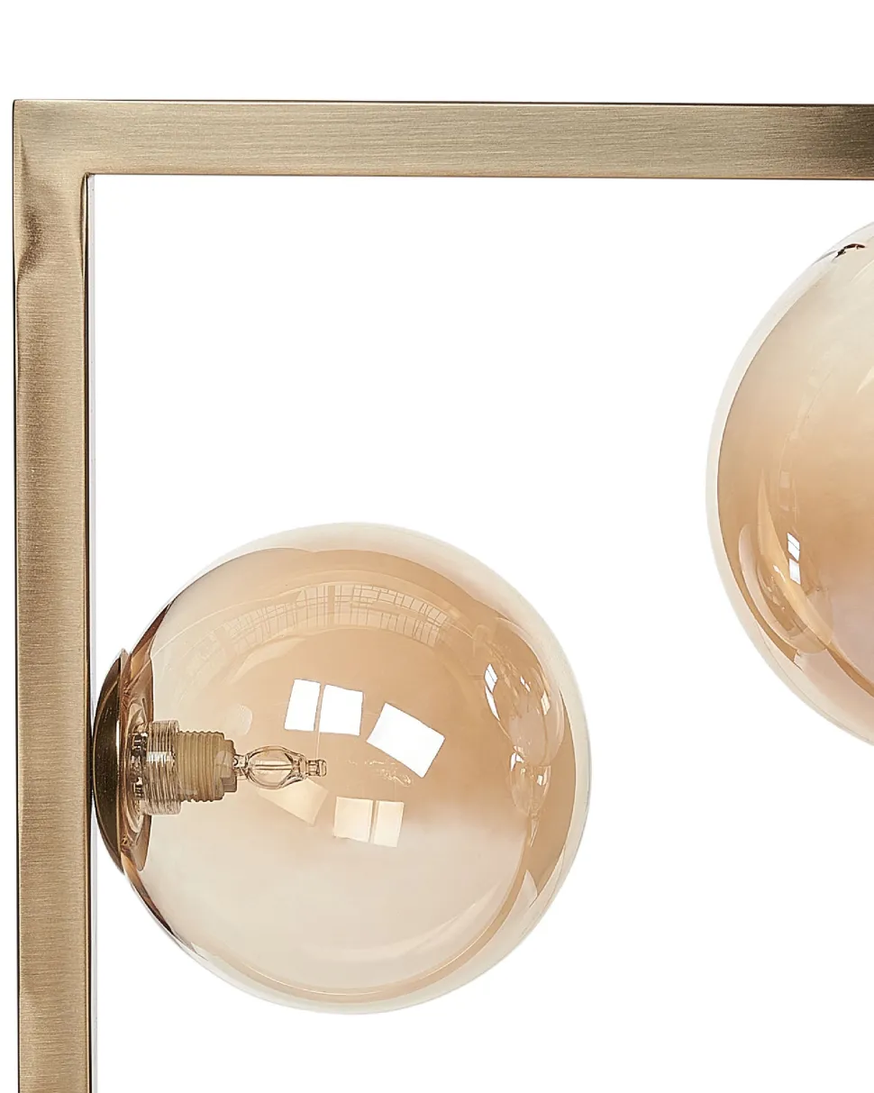 Beliani Riippuvalaisin 5 Polttimoa Rauta Messinki Geehi Discount