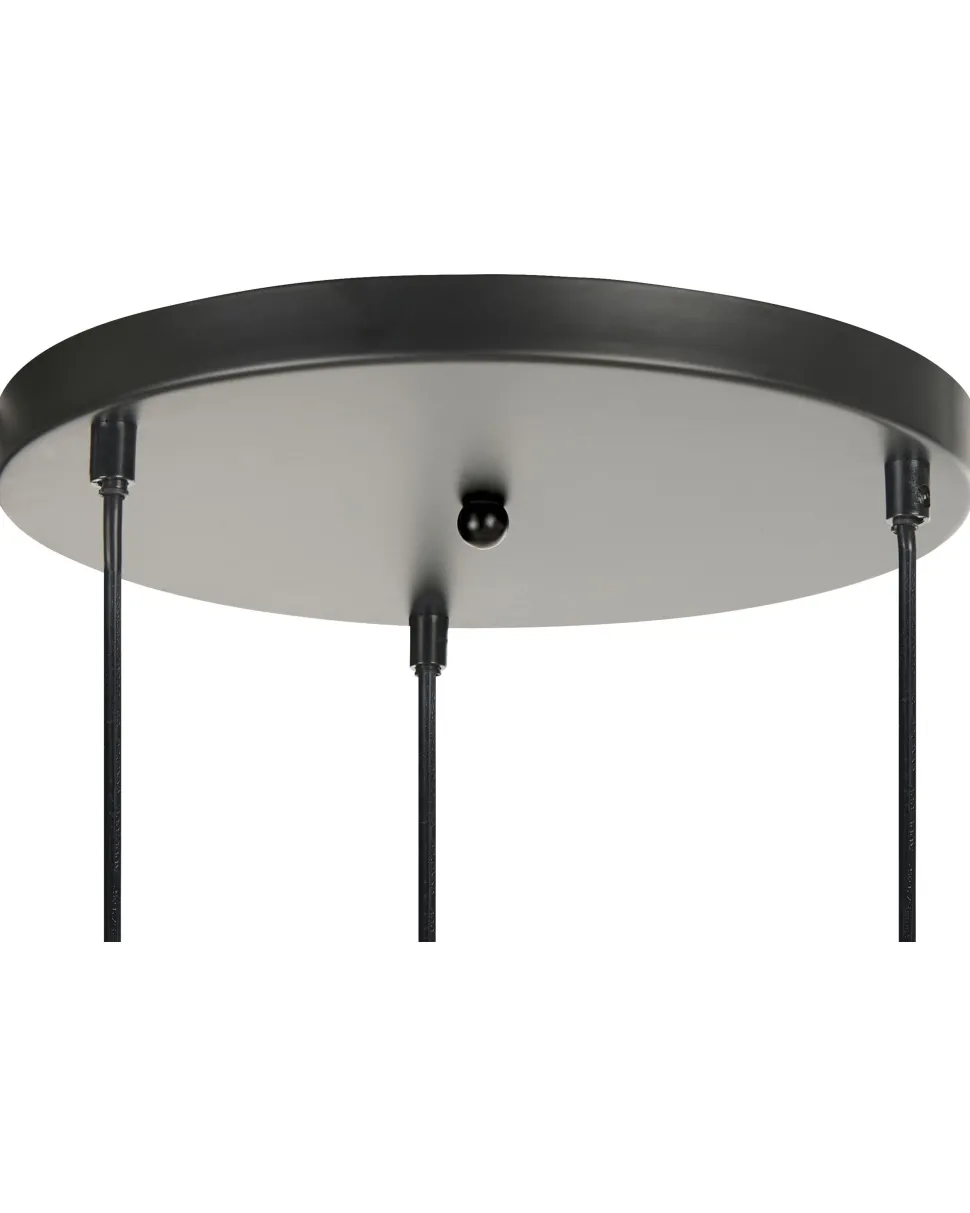 Beliani Riippuvalaisin 3 Polttimoa Olki Monivarinen Endrick Best Sale