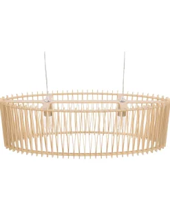 Beliani Riippuvalaisin 2 Polttimoa Vaalea Puu Chari Best Sale