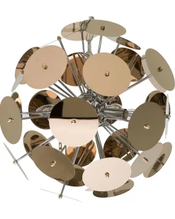 Beliani Riippuvalaisin 4 Polttimoa Ruostumaton Teras Kupari Zambezi Cheap